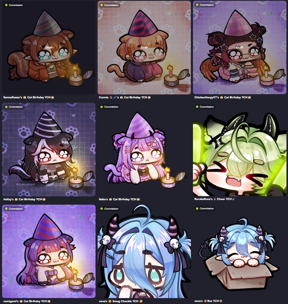 Aug-Sep comms! 🍂🍁🧜‍♀️
thank you so much everyone!!! ❣️💖✨
#VGenComm #VGen