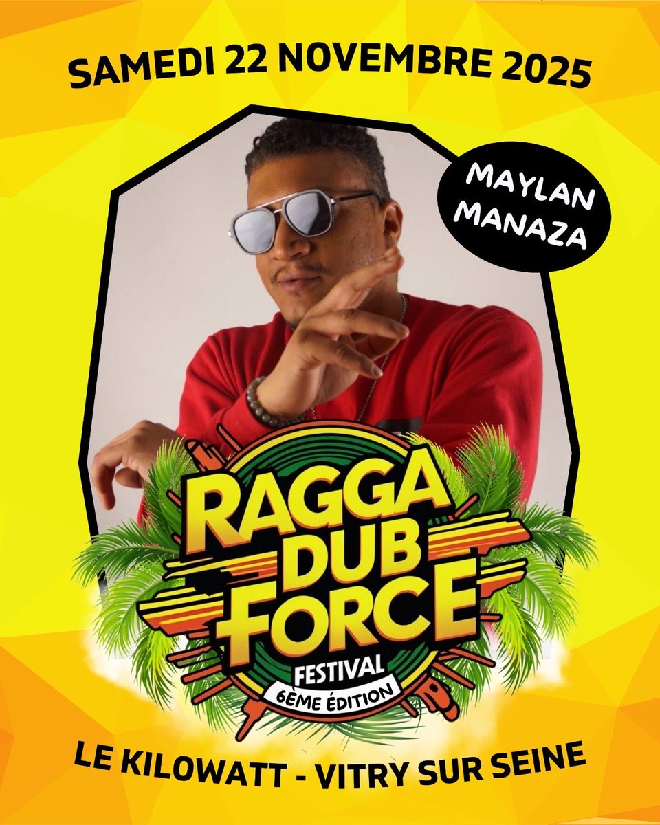 StrategyRecord's tweet image. 🔥 MAYLAN MANAZA au Ragga Dub Force Festival ! 🔥
Le 22 novembre au Kilowatt (Vitry-sur-Seine), MAYLAN MANAZA, originaire de La Réunion, débarque avec son style entre reggae, dancehall et vibes tropicales 🌴⚡️
#RaggaDubForceFestival #MaylanManaza #ReggaeDancehall #RaggaDubForce