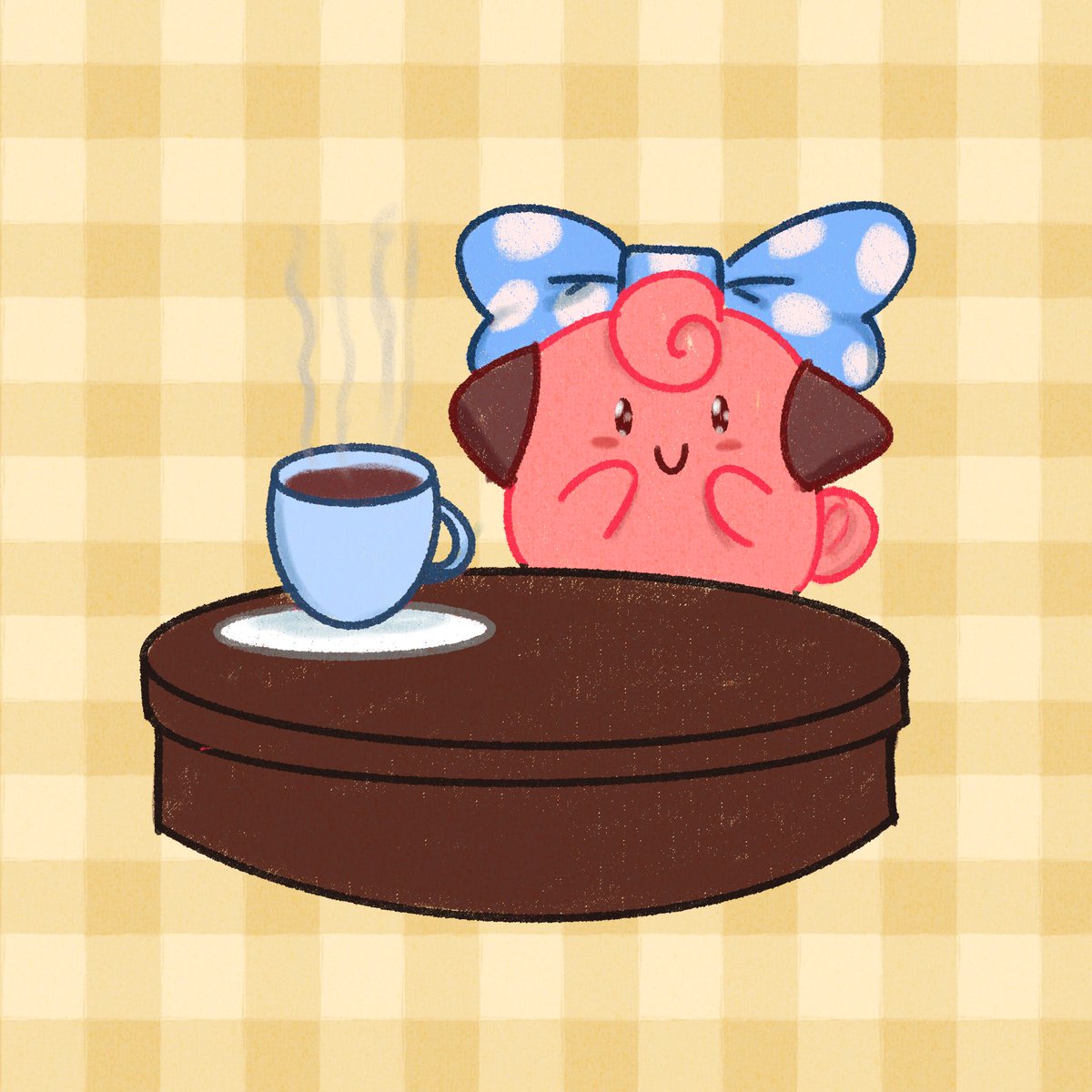 kyk1ri's tweet photo. tea party ☕️ #pokemonlegendsZA https://t.co/6V6P6BTn4G