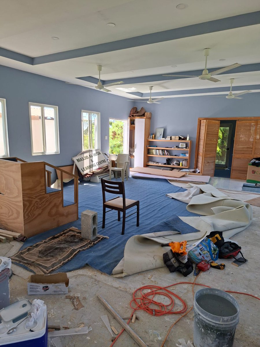 MasjidAlHuda246's tweet image. Assalaamu Alaikum. Bismillahir Rahman Ir Raheem, We @MasjidAlHuda246 Barbados are making an appeal to the brothers and sisters for your aid in the completion of the masjid renovations. We are still asking for your aid inshaAllah. Donations can be made to paypal.com/paypalme/Masji…