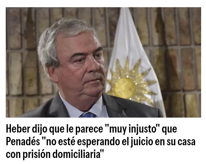 Heber reafirma que es un político sin decoro y sin ética. Después del bochorno con Marset quiere que su compañero pedófilo herrerista, esté cómodo en su casa mirando las series de Netflix.