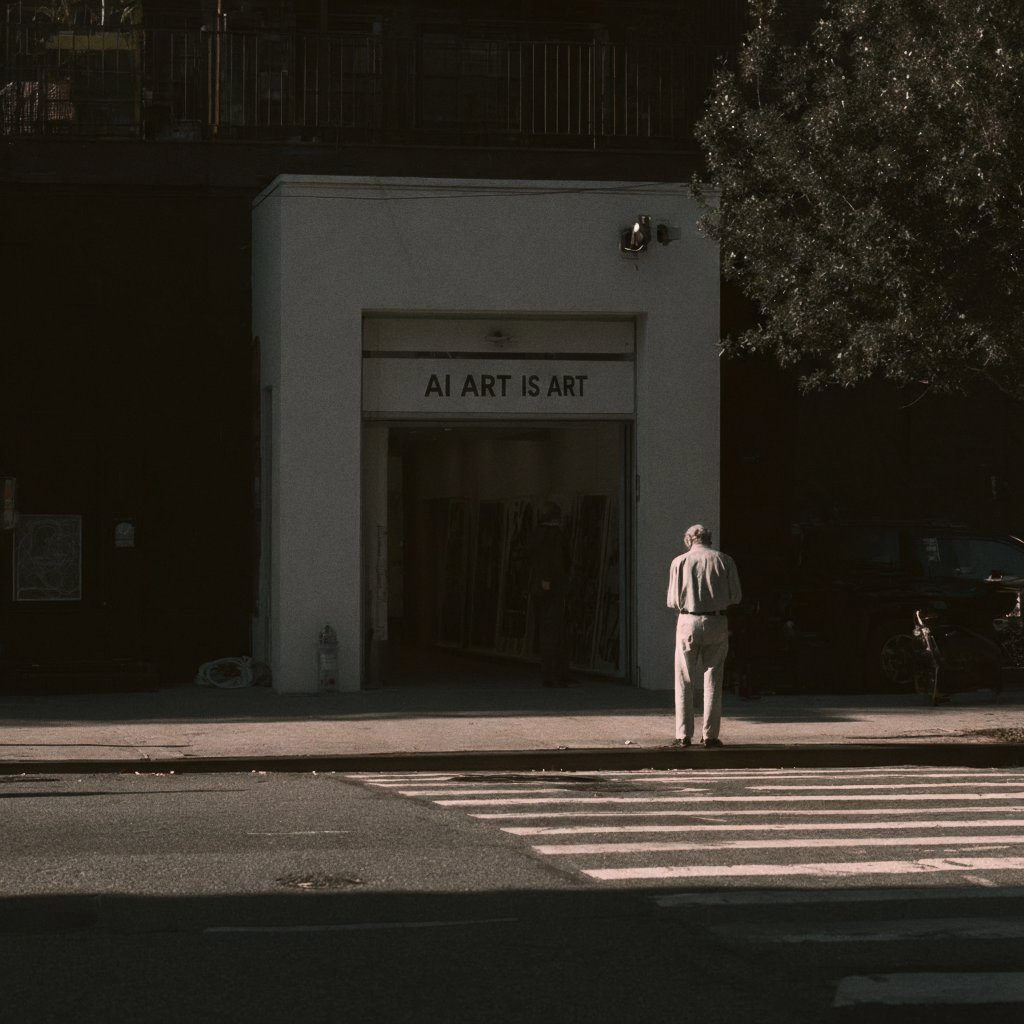 AI ART IS ART sign