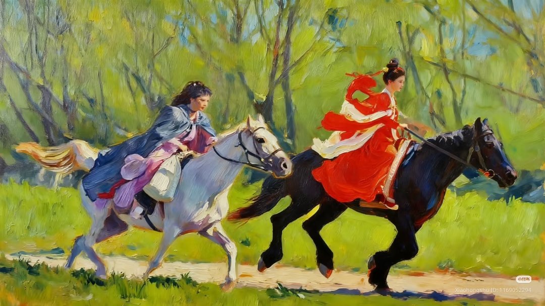 BaiLuIntrnlFans's tweet image. Ye Li and Li Peiyi riding a horse 😎
~What an iconic fan art ! ~
#BaiLu #MoLi #UnveilJadewind