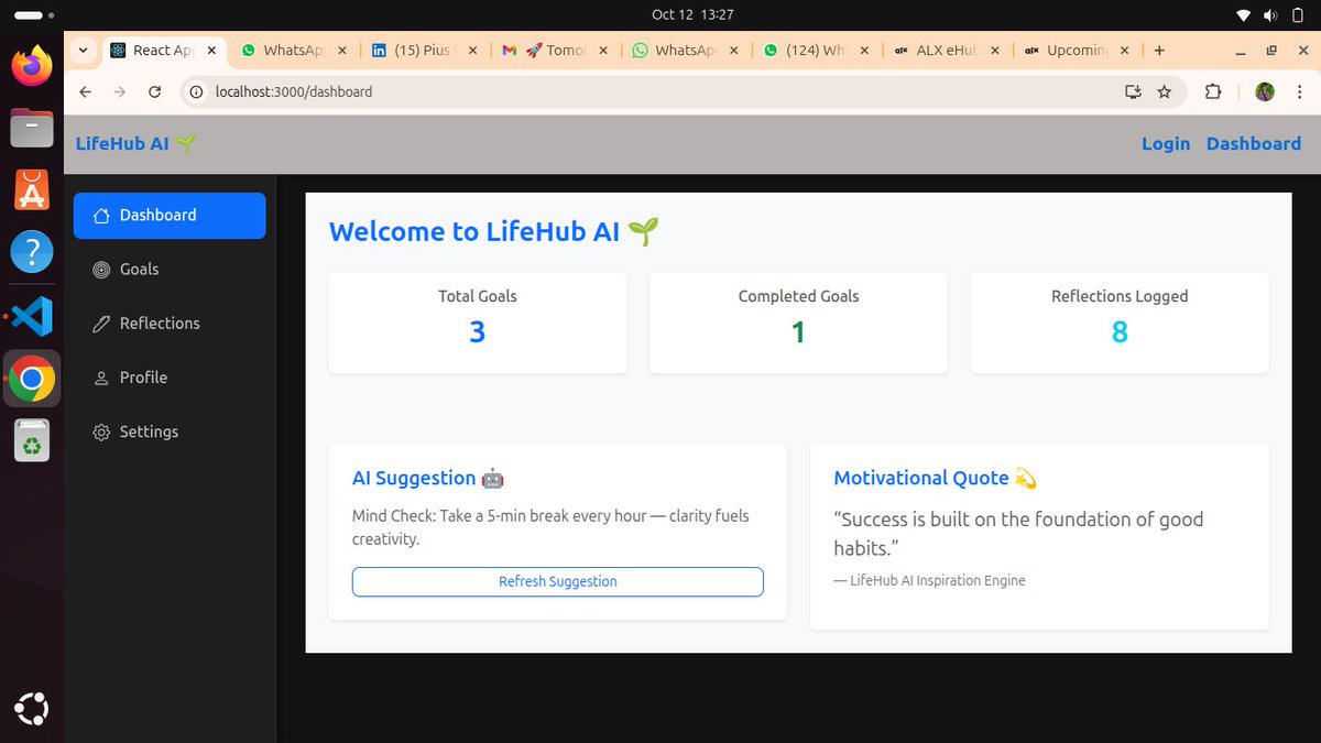 PiusProgrammer's tweet image. Here is my Web App Intergrated with AI still in progress
#software_development #codingstruggle