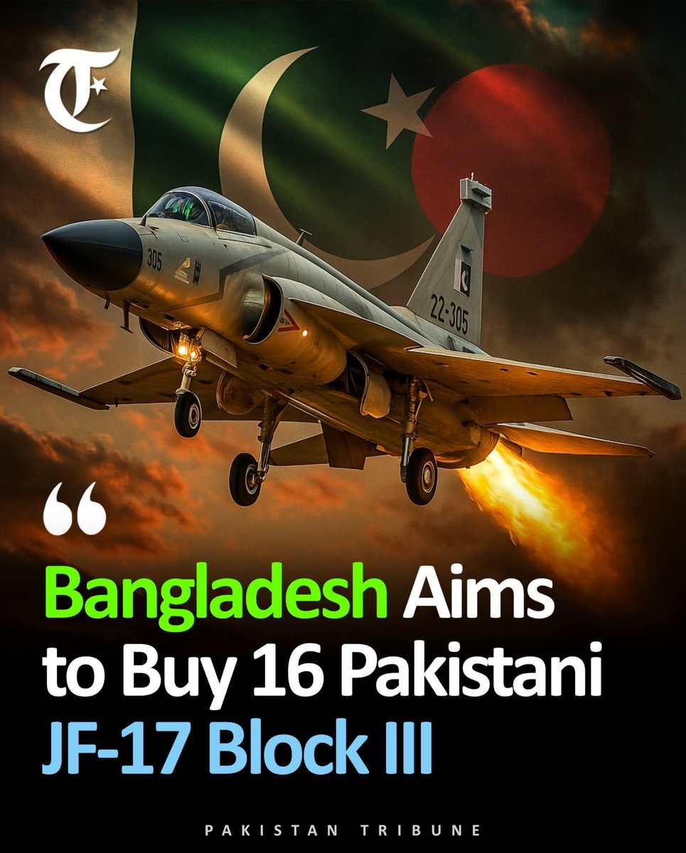 iKhushalPak's tweet photo. Bangladesh is set to modernize its air force with a massive deal! Plans include 10 Eurofighter Typhoons, 20 Chinese J-10CEs, 16 #Pakistan JF-17 Block III jets, and 6 Turkish T129 ATAK helicopters If finalized, it'd be one of the largest upgrades in Bangladesh Air Force history! https://t.co/jRt0qMqirM