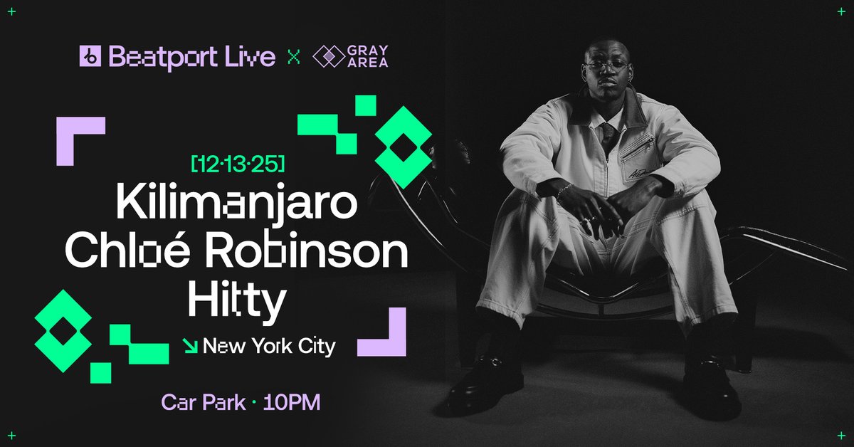 The full lineup is here! Join us and <a href="/enterGrayArea/">Gray Area</a> at New York’s Car Park, featuring Kilimanjaro, Chloe Robinson, and Hitty.

🔗 grayarea.co/events/beatpor…