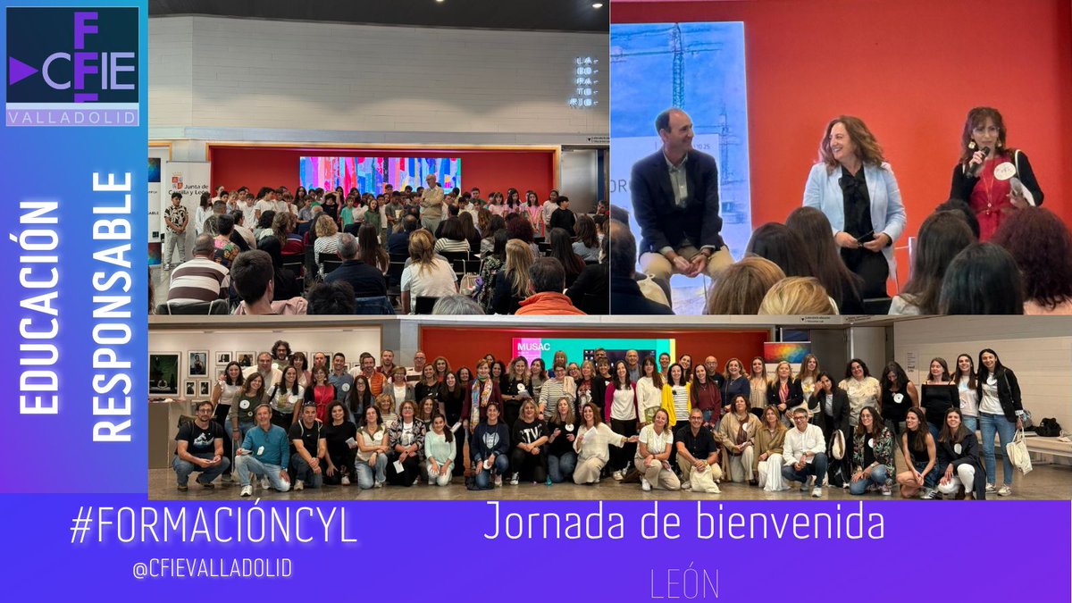 CFIE VALLADOLID (@cfievalladolid) on Twitter photo 📚 Hoy celebramos la primera jornada del programa #EducaciónResponsable, desarrollada en el @musacleon con @FundacionBotin.
Una gran oportunidad para seguir creciendo en educación emocional, social y creativa. 💫
<a href="/educacyl/">Educación JCyL</a> 📚 Hoy celebramos la primera jornada del programa #EducaciónResponsable, desarrollada en el @musacleon con @FundacionBotin.
Una gran oportunidad para seguir creciendo en educación emocional, social y creativa. 💫
<a href="/educacyl/">Educación JCyL</a>