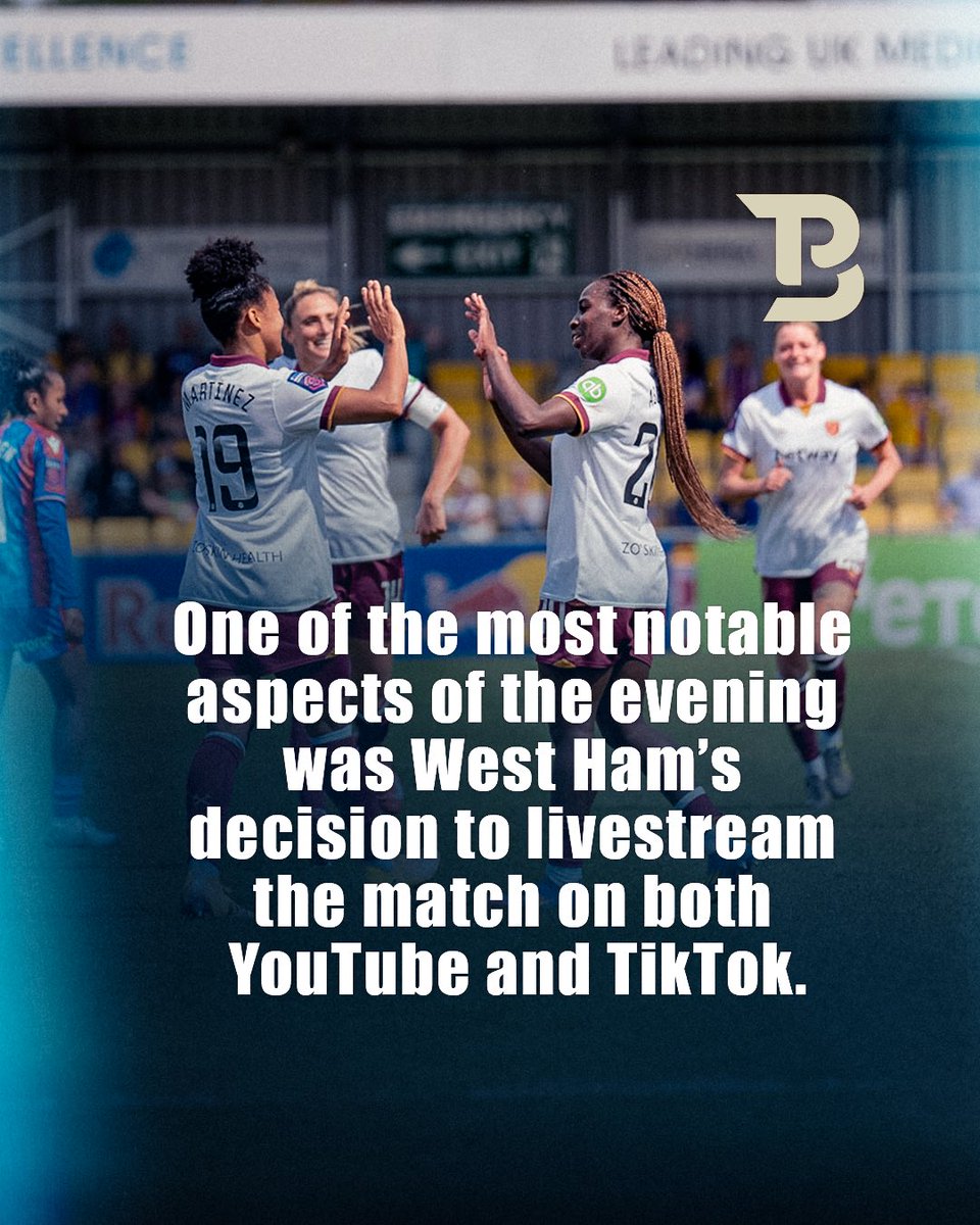 Football for everyone — and everywhere. 

West Ham’s Women’s League Cup clash with Brighton wasn’t just a 2-1 win — it was livestreamed on YouTube and TikTok, bringing the game to more fans than ever.

Aimee Butler explores how clubs are using social media to keep women’s