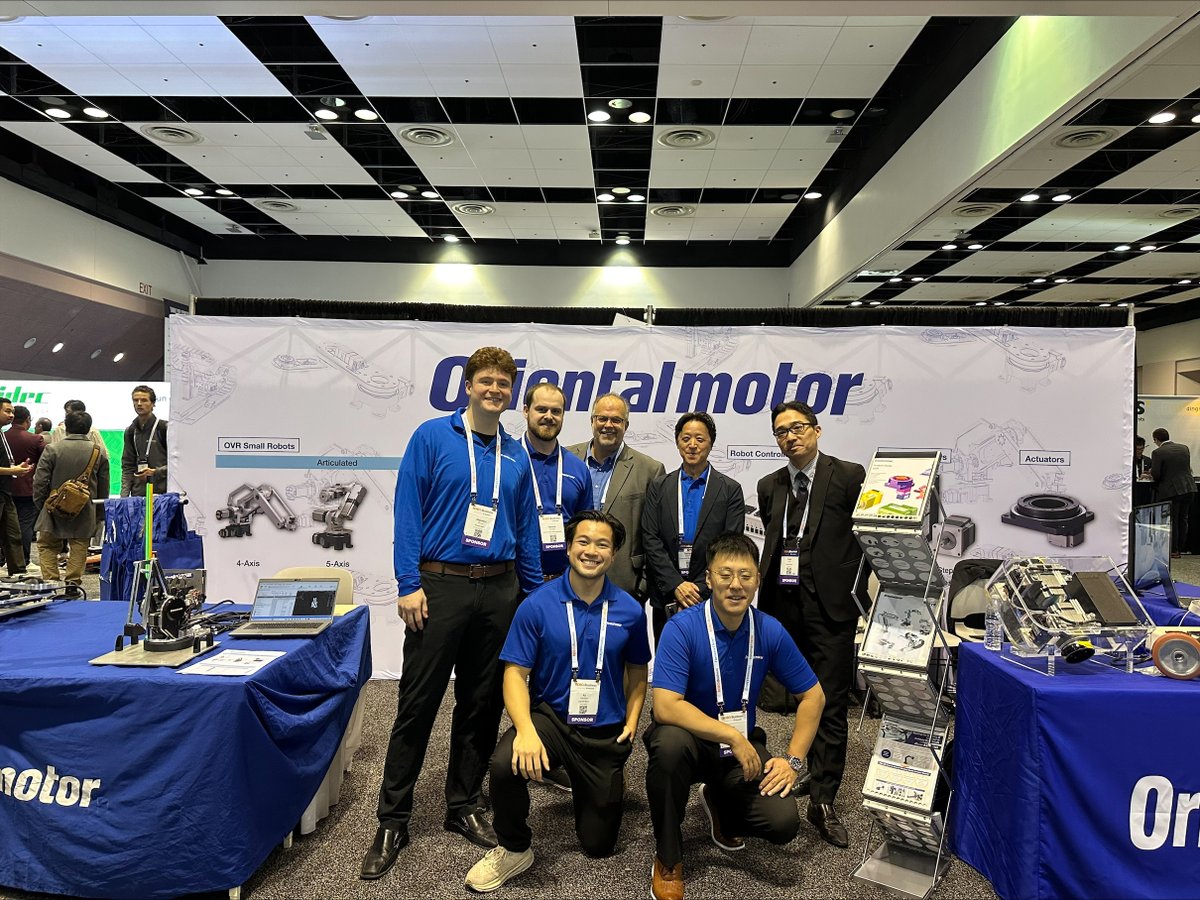 OrientalMotor's tweet image. 💼 Last day to take care of your #RoboBusiness. Speak with our product experts at booth 610 to find out how our #fhpmotors and #smallindustrialrobots can simplify automation for you.

Missed us this year?  Here&apos;s where we will be in 2026:
bit.ly/4narFvz