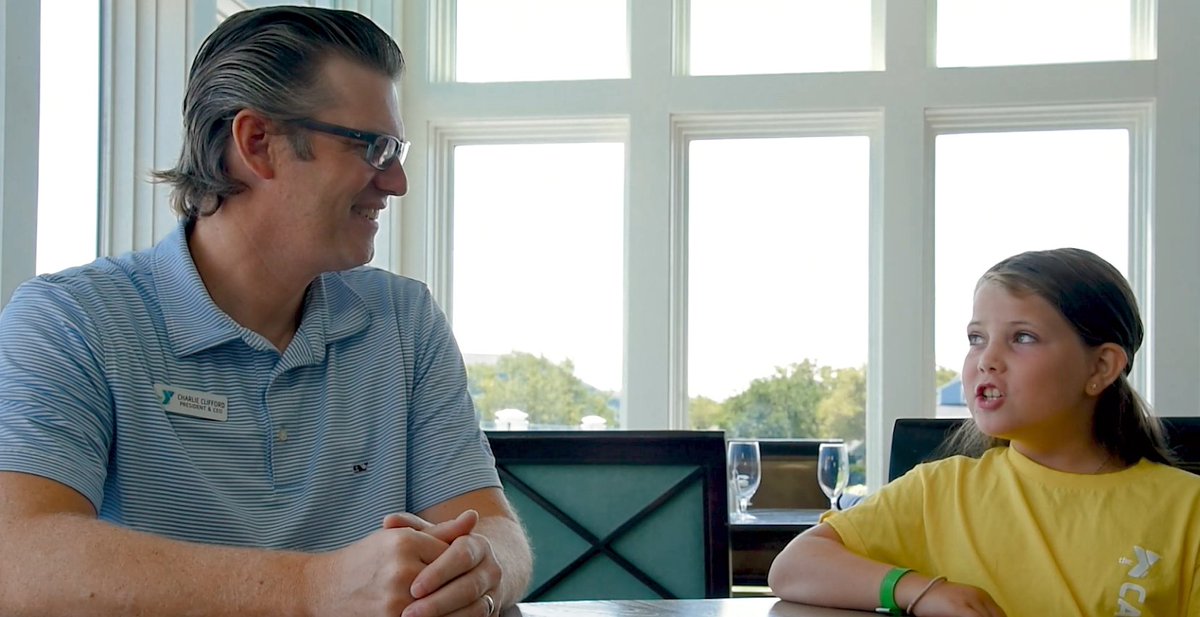 👧🎤 A camper interviewing our CEO? Only at the Y! News Girl Autumn puts our President &amp; CEO in the hot seat with some fun questions about the Rise Up Gala.

💙 Together, we rise. 
👉 Watch here: youtu.be/oTj1xFZwv3w
#RiseUpGala #OldColonyYMCA