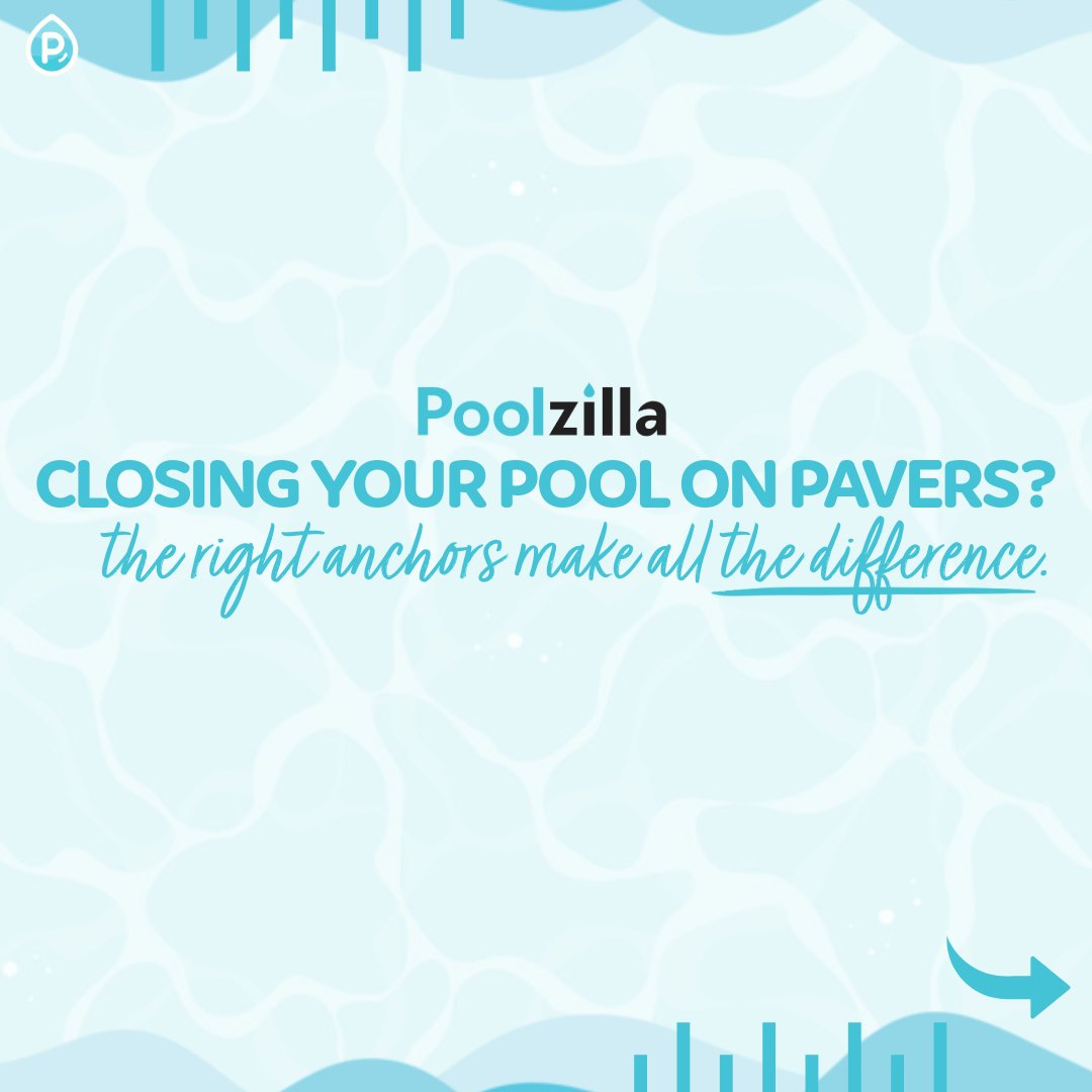 poolzilla_us's tweet image. Closing season is approaching!
🏡 For pools surrounded by pavers, the right anchors make all the difference.

🔗 Paver Anchors – Simple, secure, and designed for a flawless fit.
🧱✨ Stability &amp;amp; Security – Keeps your safety cover secure through fall winds &amp;amp; winter snow.
✅ Easy…