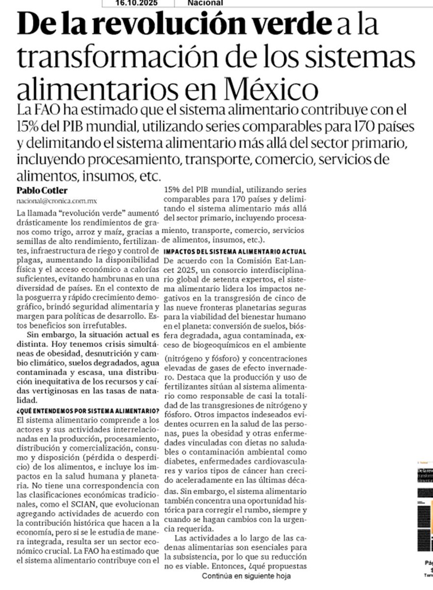 Hoy es un día muy especial, que cada año se celebra con más fuerza #WorldFoodDay 
#diamundialdelaalimentacion 

El #FAO80 aniversario es marco para el día mundial de la alimentación.

L@s colegas de <a href="/ODA_ALC/">Observatorio Derecho Alimentación ALC</a> están realizando en sus países eventos especiales.

La Secretaría de