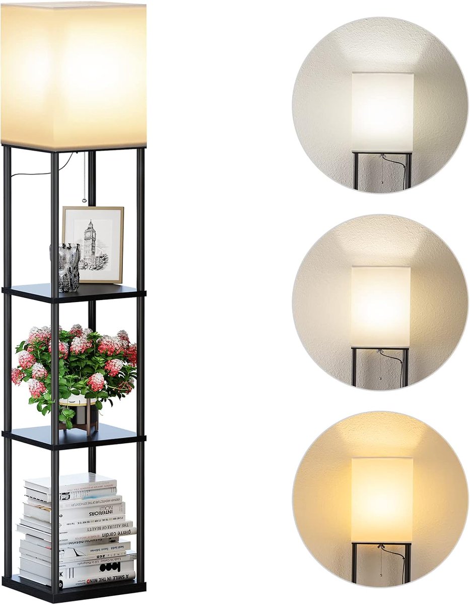 💡 Modern Floor Lamp with Shelves 3 color temps, display &amp; lighting in one. Find it now on my Linktree.
linktr.ee/Babygalcrystal