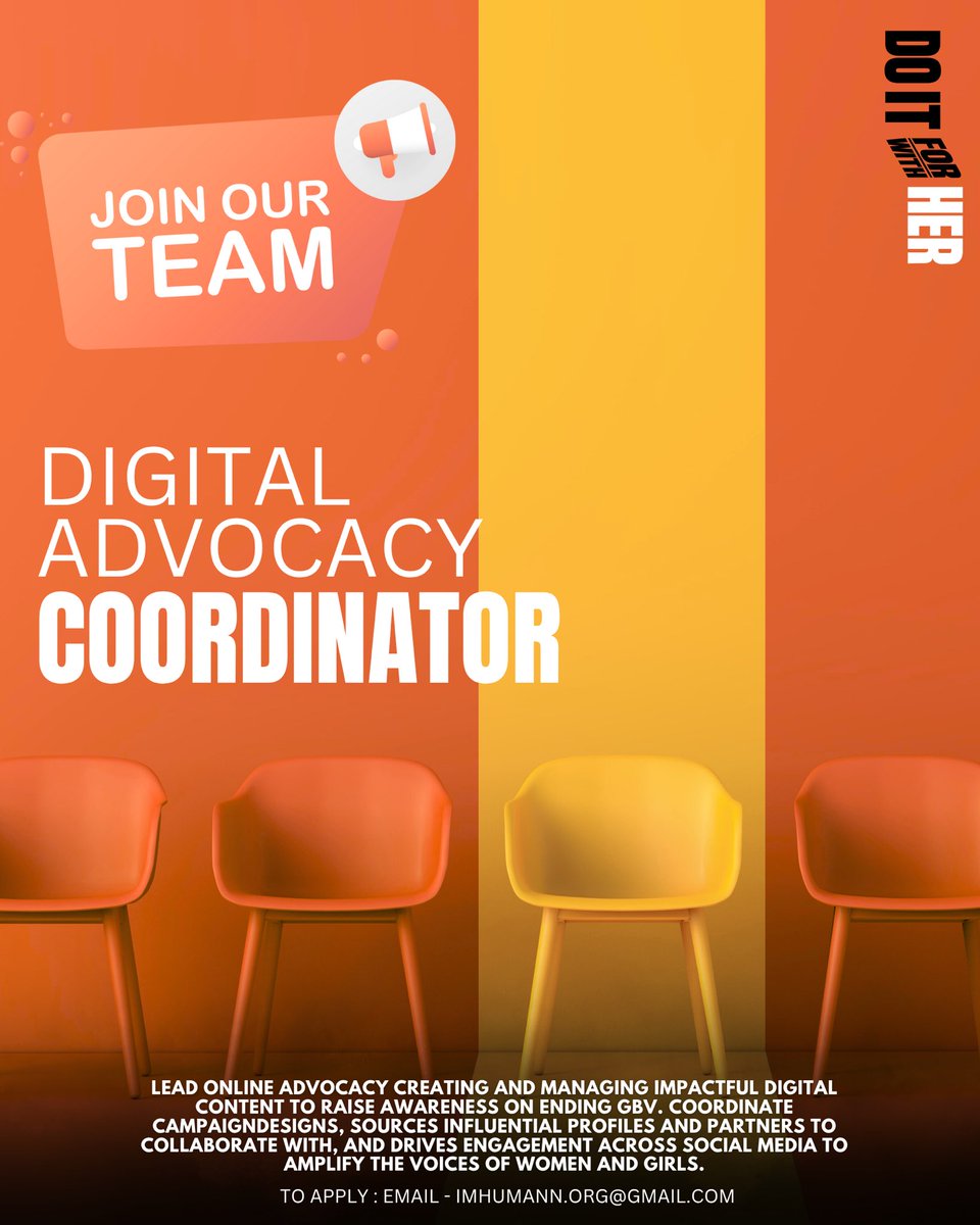 imhuman_org's tweet photo. We’re looking for people to join our team ! 

Know someone interested in human rights; gender conversations or just volunteering on a big event that will impact the lives of survivors in Cameroon ? Please apply or tag them. imhumann.org@gmail.com https://t.co/VzGJuI3Kiq
