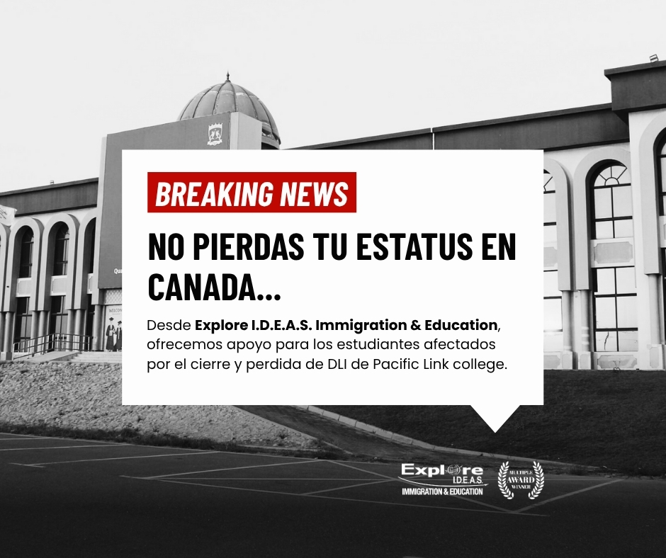 exploreideasie's tweet photo. 🚨 Pacific Link College perdió su estatus DLI 🇨🇦
En Explore I.D.E.A.S. te ayudamos a mantener tu estatus, transferirte y acceder a becas especiales.
Tu futuro en Canadá no termina aquí 💙
Agenda tu asesoría gratuita 👉 https://t.co/s3NylbXK1t

#StudyInCanada #DLI #ExploreIDEAS https://t.co/rLC3NvTpbJ