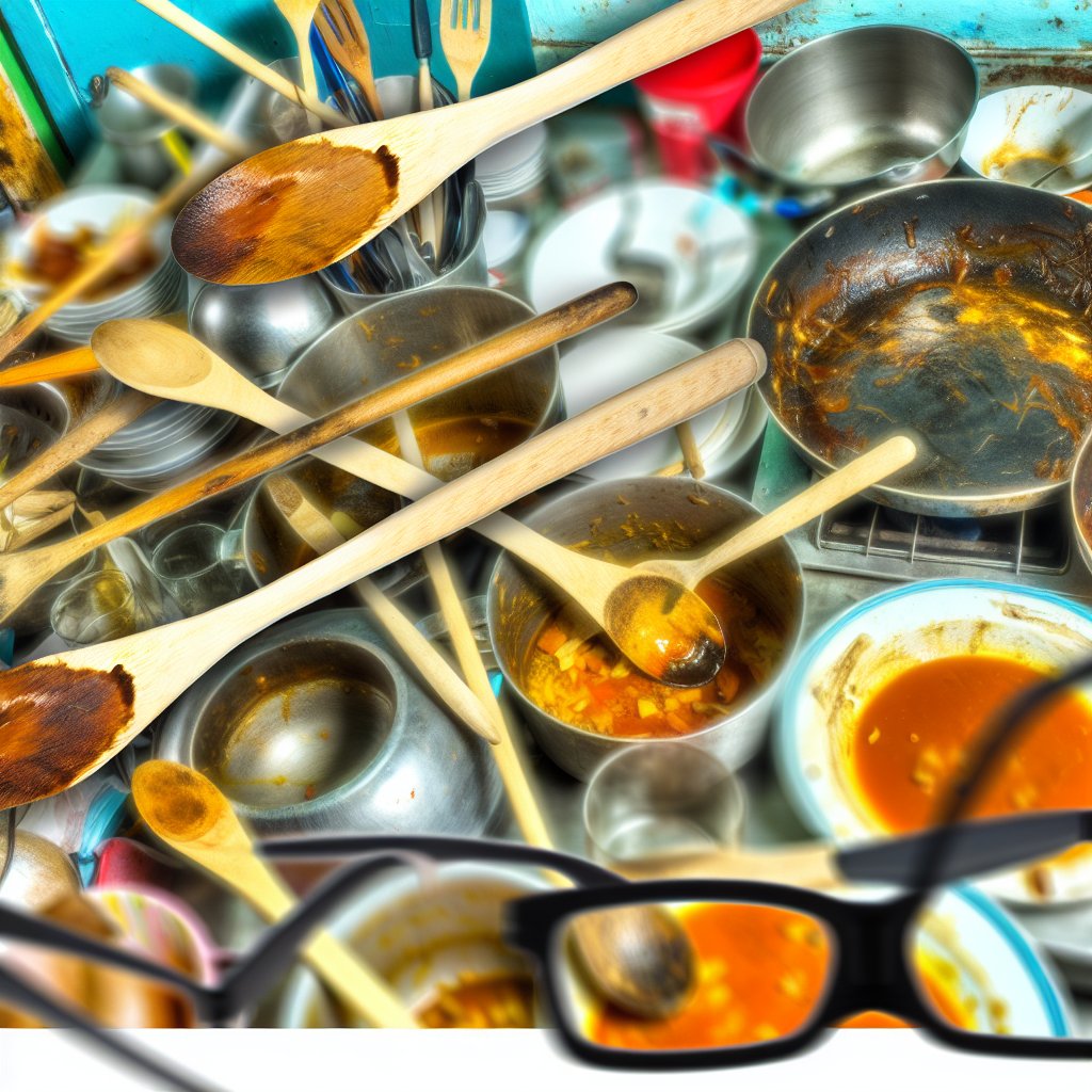 ChefBobbyCooks's tweet image. A  clean kitchen is a sign of a boring meal. 

#CookingHumour #ChefBobbyCooks #RelatableCooking #FoodieLife #HomeCook