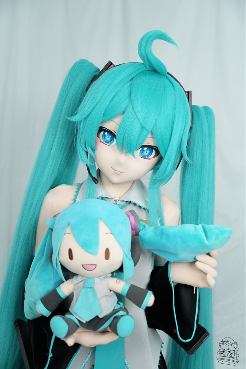 初音未來～
上身展示才是最美的！
#千翼工坊 #Kigurumi