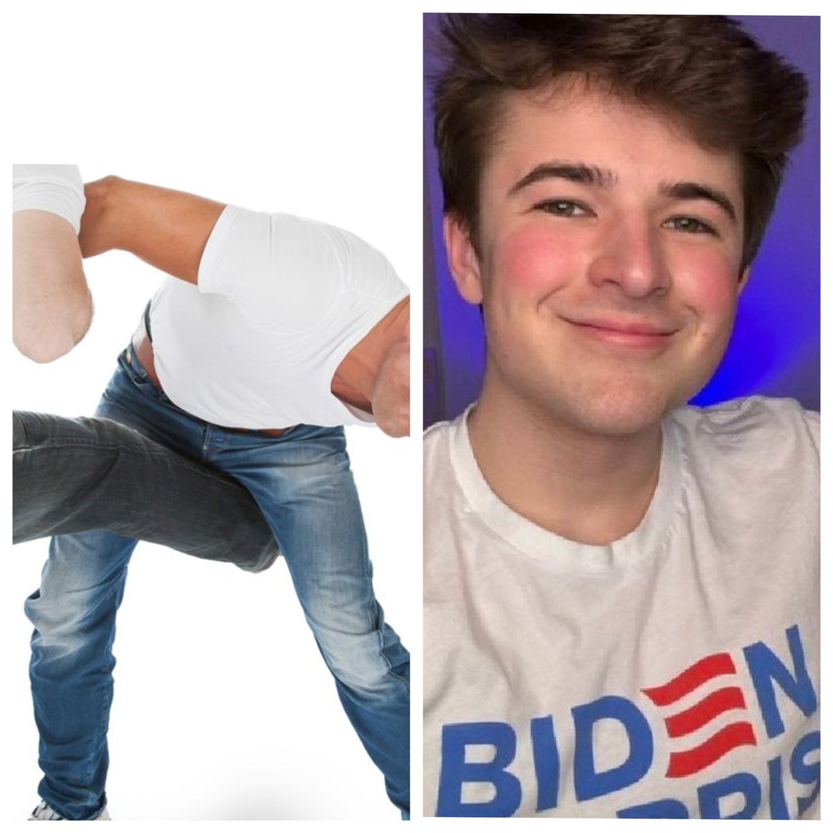 4thOfJuly365's tweet image. Which would you rather do?
A. Get kicked in the balls
B. Follow Harry Sisson