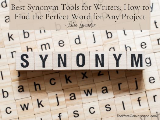terrywhalin's tweet image. Best Synonym Tools for Writers: How to Find the Perfect Word for Any Project from award-winning author and journalist Julie Lavender (@JLavenderWrites) on @EdieMelson bit.ly/3IYu12K #writing #writingtips #wordnerd