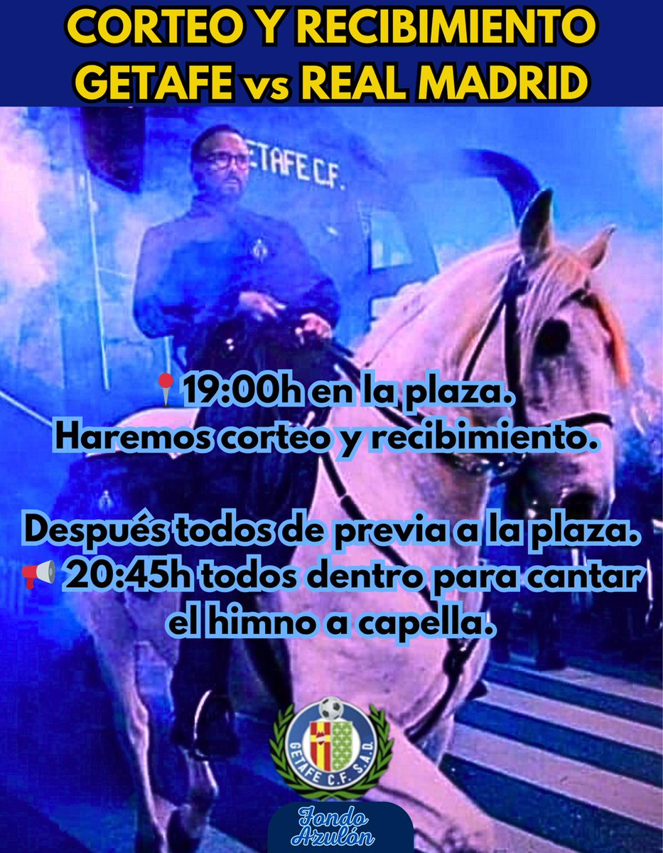 ¡ AZULONES OS ESPERAMOS A TODOS !
ANIMA AL EQUIPO DE TU CIUDAD.