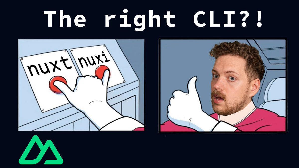 KendoUI's tweet image. Nuxt or Nuxi? What?! 😕
Let's clear the confusion and find out what is the correct #NuxtJs CLI! Check out @TheAlexLichter's video: prgress.co/3JgZ9ut
