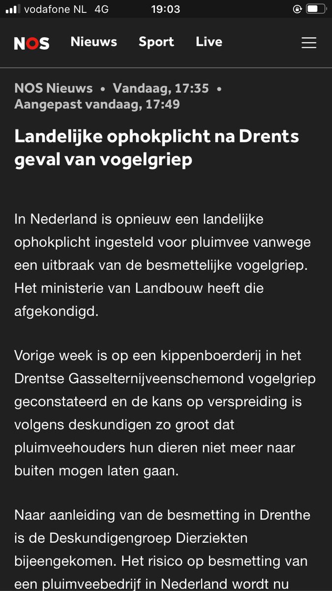 MickToledo's tweet photo. Als ik nog geen #veganist was, dan werd ik het nu wel.  #Gasselternijveenschemond #veganisme #ophokplicht #pluimee #kip #kippen #Drendte #pluimveehouder #pluimveesector #vegetarier #vegetariër #vegetarisme #vogelgriep #birdflu #vlees #dierenwelzijn #dierenleed #NVWA #dieren https://t.co/qjCP8xy49P