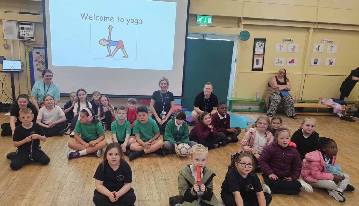 Thank you to Nic, Vikings and Fliss for a lovely afternoon of yoga and dance at Rowan Tree primary school today. <a href="/MrGSGC/">Mr Grogan</a>