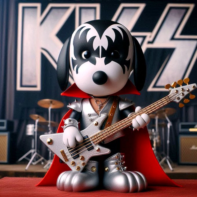 KISSopolis's tweet image. Snoopy #TheDemon Simmons 🤘