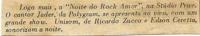 jadercantor's tweet image. TBT... nota de Jornal sobre show meu em Santo Ângelo, Rio Grande do Sul 📷📷 De 87, 88 por aí... Digitalizando a história 📷📷
#cantor #compositor #singer #songwriter #cantante #jader #musica #music #musico #musical #musically #artista #artist #arte #art #tv #tvshow #show #entret