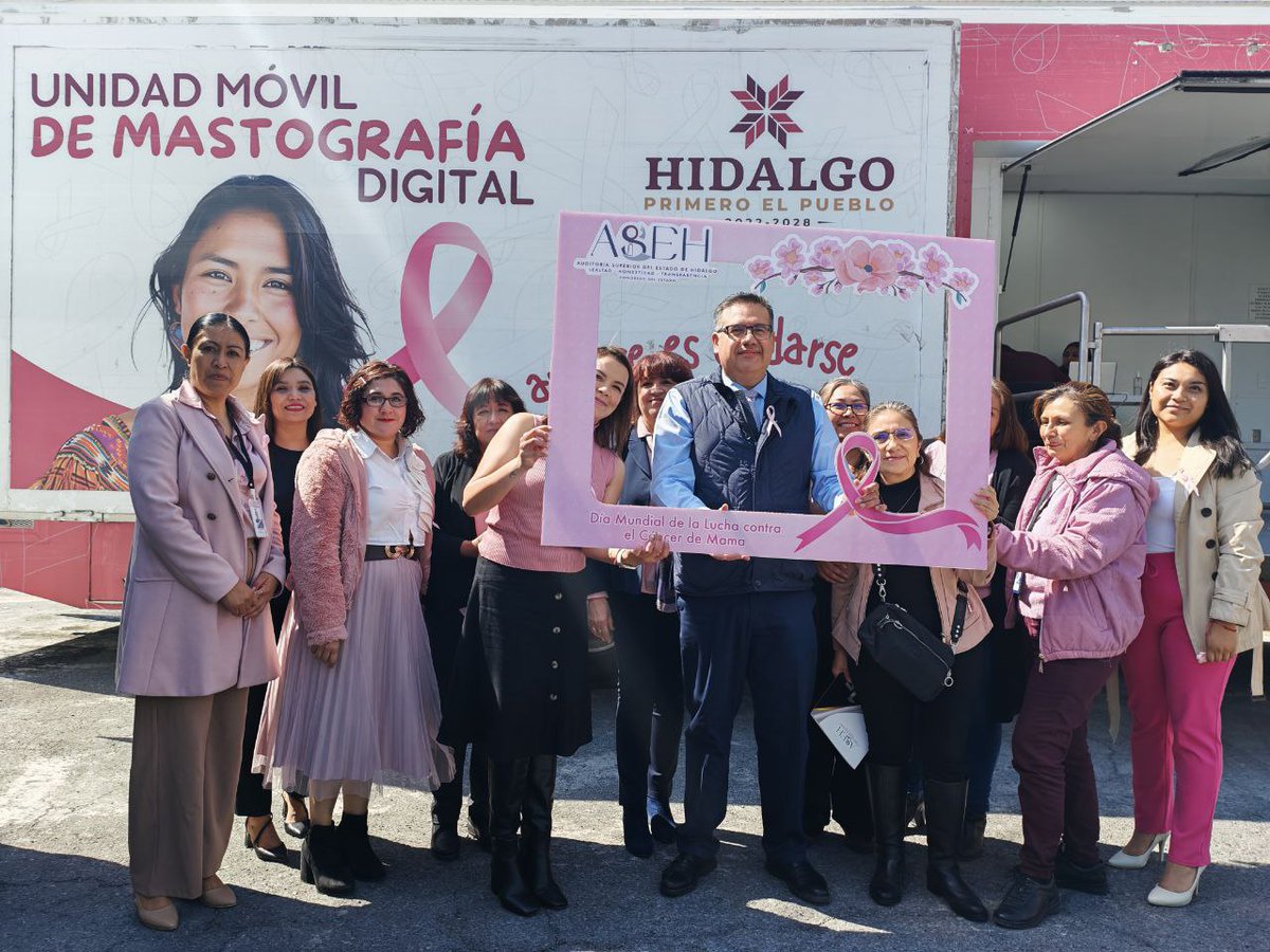 ASEH_Hgo's tweet image. En la @ASEH_Hgo, prevenir también es auditar.
Jornada de detección y capacitación contra el cáncer de mama.
El Mtro. @jorvalverdeASEH agradeció a la Secretaría de Salud de Hidalgo
su apoyo en esta actividad en favor de la salud y la prevención.
