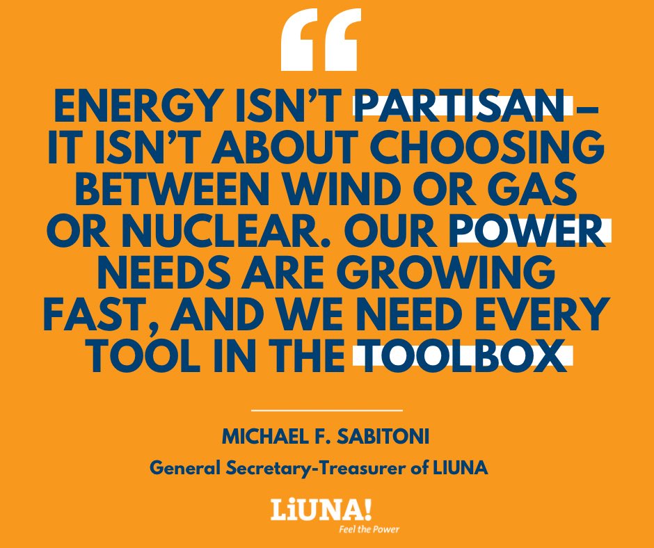 From Revolution Wind to future nuclear and gas projects, Rhode Island’s #union trades are leading the way. #Energy isn’t partisan, it’s PROGRESS. #LIUNA @ribuil
 
CHECK OUT my recent in <a href="/BostonGlobe/">The Boston Globe</a>   
 #OPED: bostonglobe.com/2025/10/16/met…