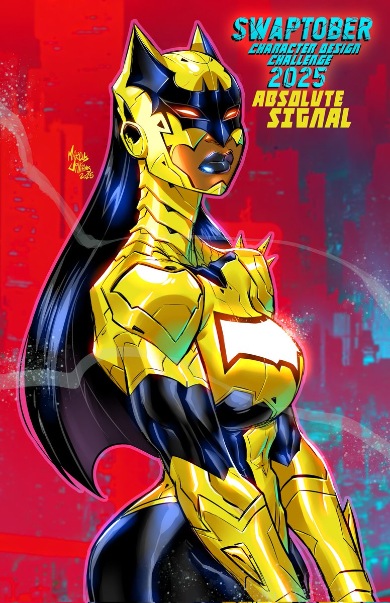 marcusthevisual's tweet image. Swaptober-Art Challenge 2025 continues! Absolute Signal is the 6th entry. More to come, peace y’all