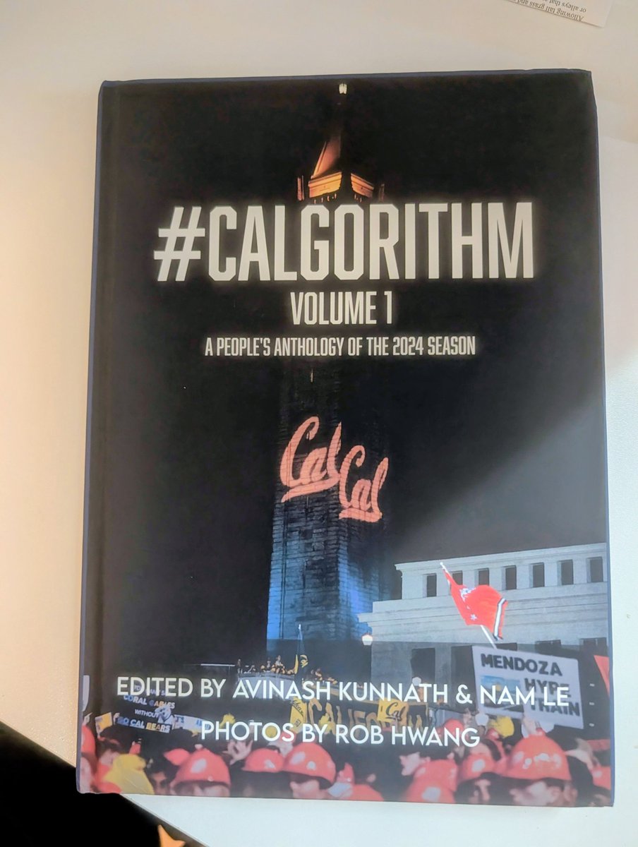 DelthaDeltha's tweet image. Vol 1 has arrived in Wokelahoma! Can&apos;t wait to read it. Congratulations to @avinashkunnath @AGuyNamedNam @rob11hwang and all the #Calgorithm contributors.