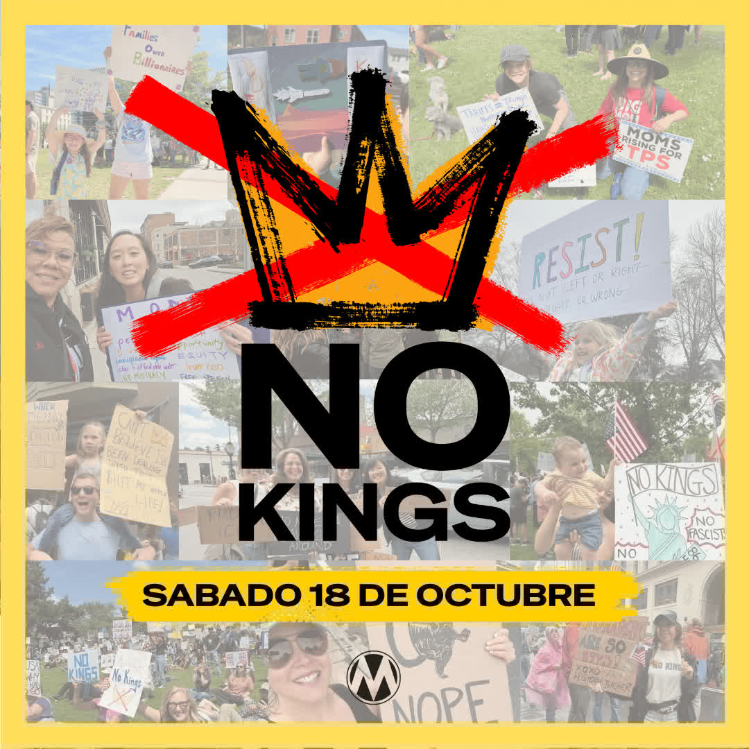 MamasConPoder's tweet image. Trump y los republicanos cerraron el gobierno en lugar de arreglar la crisis de salud que crearon, y no nos quedamos callados.
El 18 de octubre, miles diremos ¡NO REYES! 💛 Vistamos de amarillo para mostrar que el poder pertenece al pueblo,... nokings.org
#NoKingsDay