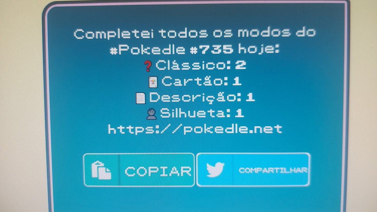 SplashFurry's tweet photo. Tava esquecendo dos nomes dos pokémons com a velhice batendo a porta, comecei a jogar isso pra exercitar um pouco a mente e memória, hj fui mto bem slk https://t.co/GiDKBfelGJ