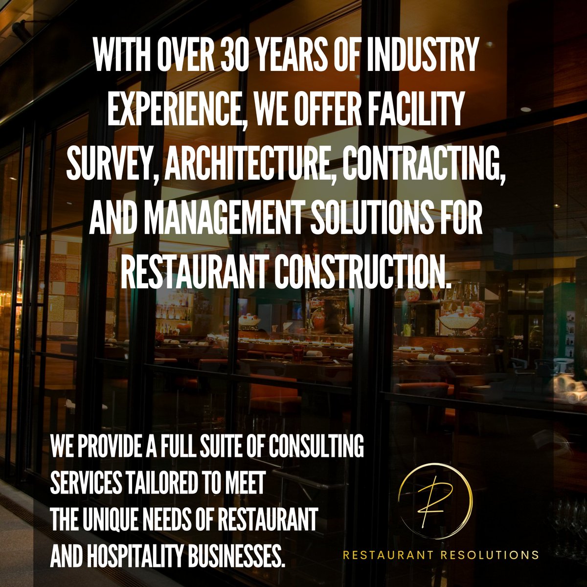 RRezolutions's tweet image. At Restaurant Resolutions, we provide a full suite of consulting services to help your business thrive from operations and marketing to staff training and menu strategy. Let us help you maximize efficiency, boost profits, and deliver an exceptional guest experience.