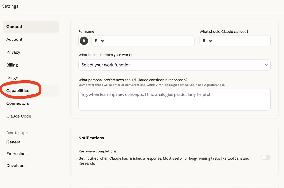 rileybrown_ai's tweet image. Claude Just Released SKILLS
You can now create folders called "Skills" and upload them to Claude to give it specialized expertise for specific tasks.
Here's what's important
- Folders containing instructions, scripts, and resources that teach Claude how to do specific things…