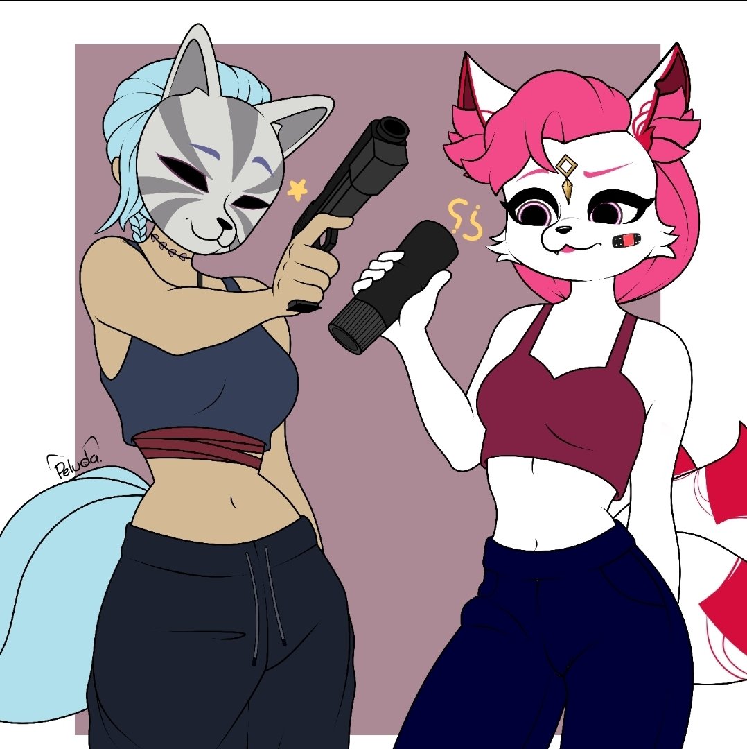 Chouwis's tweet photo. La kimiko y la yui mis viejas 🦊 compartiendo sus objetos

Gracias @Peluda2205 por tan hermoso dibujo que hiciste

(Tuve que borrar la primera porque la imagen salio medio rara) https://t.co/ZHcFF90E5L