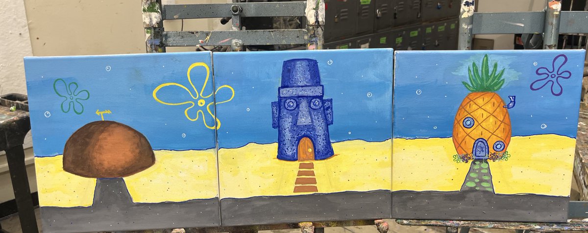 My SpongeBob paintings ❤️