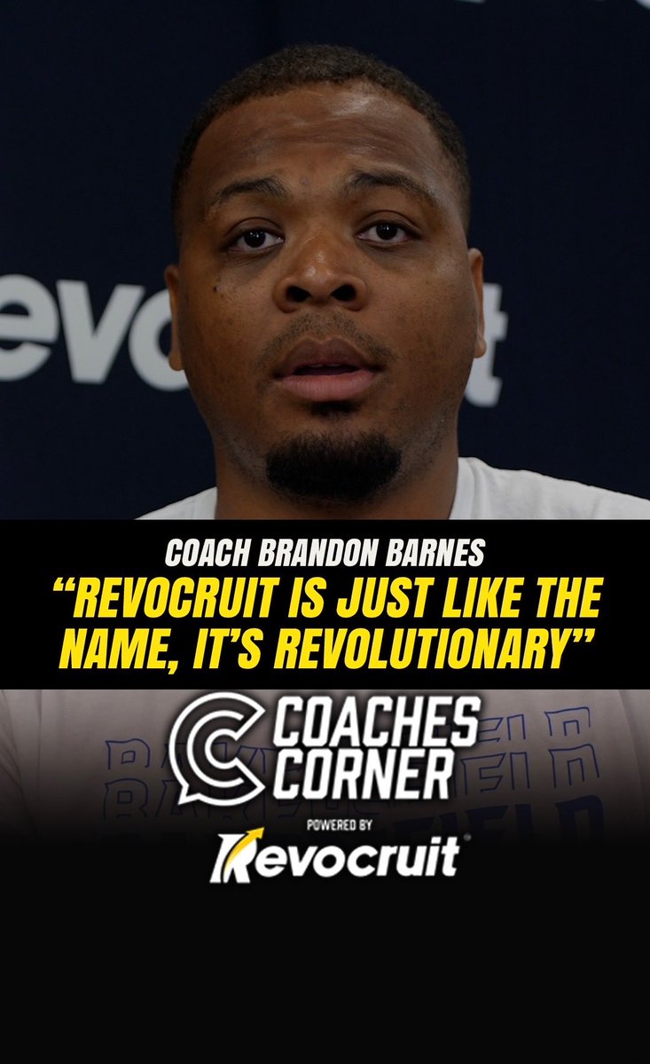 TP4PT's tweet image. “Revocruit Is Revolutionary”
CSU Bakersfield Assistant Coach Brandon Barnes shares why Revocruit has been a game-changer for recruiting — calling it a revolutionary tool that simplifies connecting with players and closing on recruits.
“I think Revocruit is just like the name —…