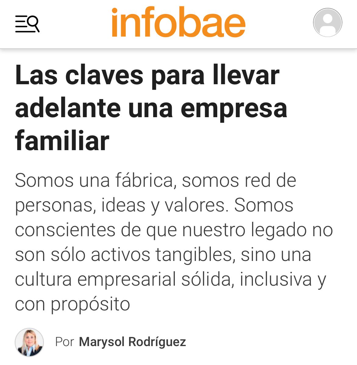 Llevar adelante una empresa familiar es, al mismo tiempo, un privilegio y una enorme responsabilidad. En esta nota que escribí para @Infobae, comparto algunas reflexiones sobre los desafíos de combinar vínculos afectivos con decisiones empresariales: profesionalizar sin perder la