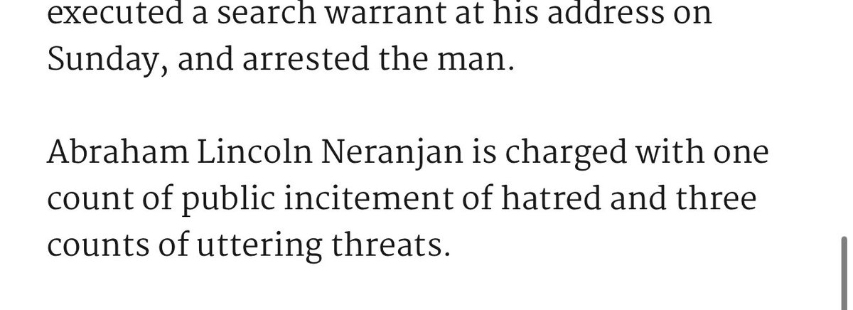 Slatzism's tweet image. in case you wanted to know what was going on in Canada:

an Indian man named Abraham Lincoln just got arrested for being violently transphobic on the internet