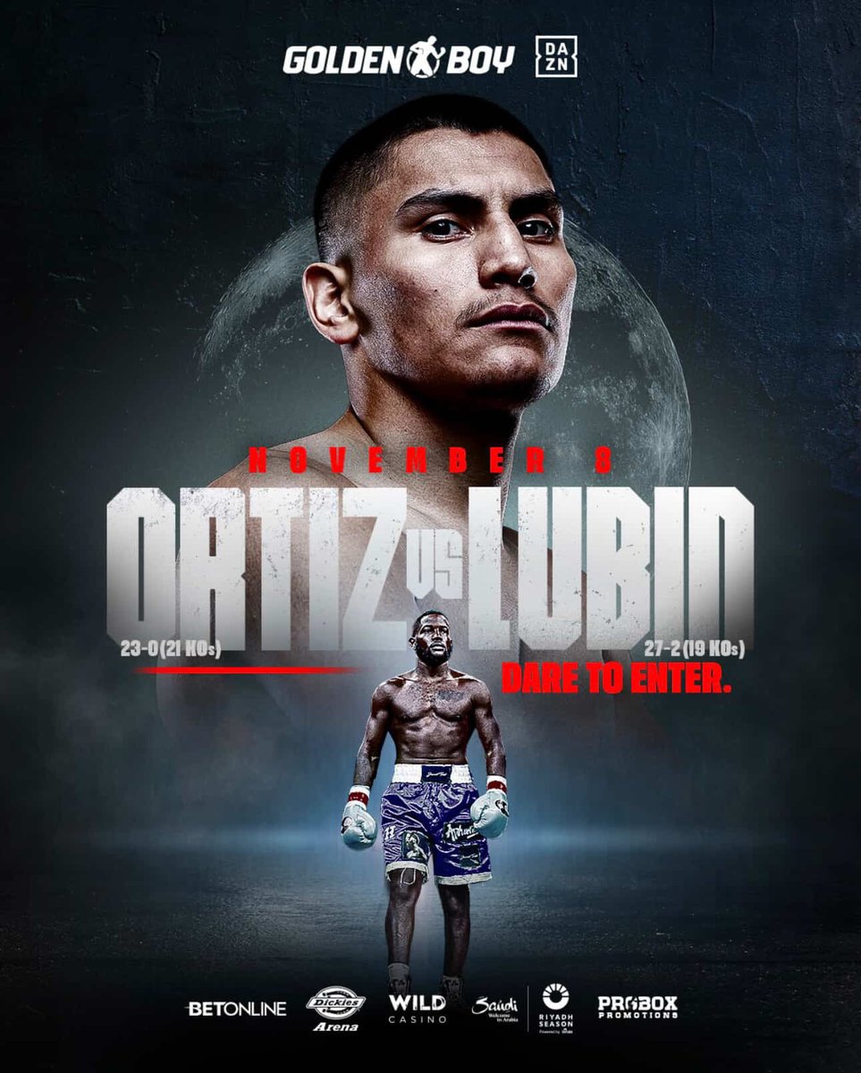 🚨FREE TICKET GIVEAWAY🚨

I’ve partnered with <a href="/DickiesArena/">Dickies Arena</a> to give away 2 pairs of tickets away for the Ortiz vs Lubin fight!🥊🥊

Two Ways To Enter:
1. Email your prediction to Neverdroppedpodcast@gmail.com

2. Comment your prediction on this post:
instagram.com/reel/DP4LYUZkb…