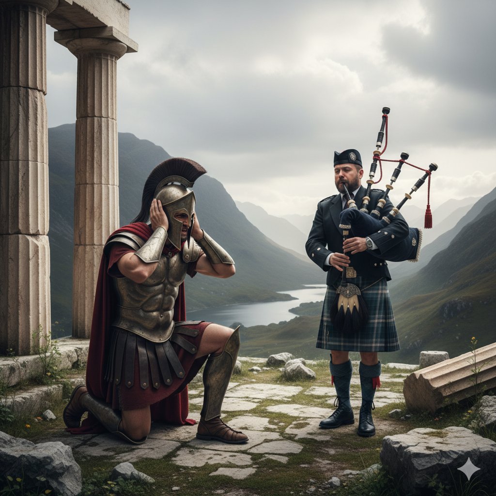 QT your Bagpiper
"What the hell is this? That's not music!!!"