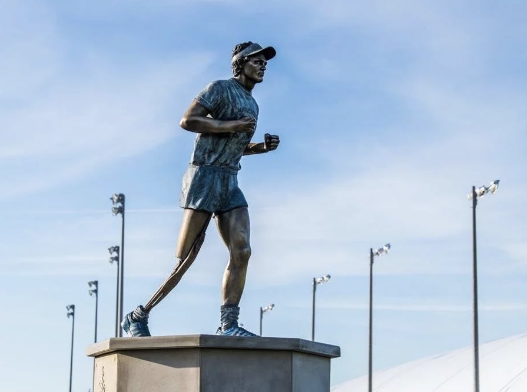 Brampton unveils Terry Fox Memorial statue marking 45 years since the Marathon of Hope 💪🇨🇦