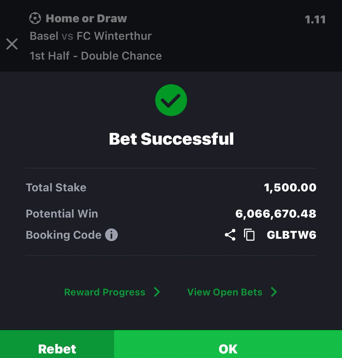 VecthorTips's tweet image. THIS IS IT

UVQ5UV
GLBTW6

HALFTIME &amp;amp; 2HALF SUPPOSE STRONGER TEAM DOUBLE CHANCED RESPECTIVELY 

More free codes on telegram👇
t.me/vecthortips