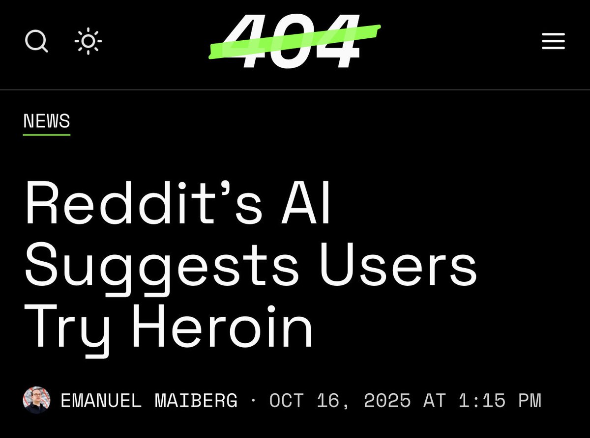 ichbinGisele's tweet image. AI-generated Reddit Answers are giving bad advice in medical subreddits and moderators can’t opt out.
🔗 404media.co/reddit-answers…