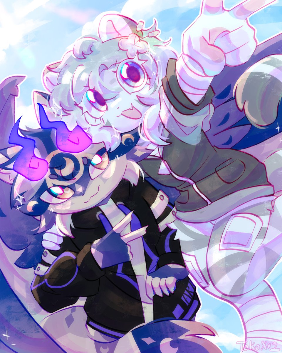 Very awesome duo 😝
comm for <a href="/spiritfloof_/">Kurai</a>