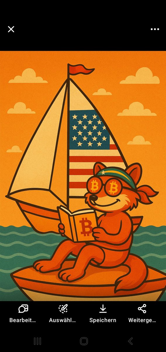 🚤☀️ Just another calm day on the open sea — reading about #Bitcoin while sailing under the stars and stripes.
Freedom, knowledge, and decentralization 🌊💪 #Crypto #BTC #FreedomMoney