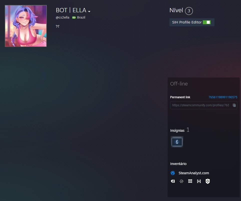 cs2ella's tweet image. Vivi o suficiente pra fazerem FAKE meu na Steam kkkkkkkkk
minha unica conta ta fixada no meu perfil, não tenho alt e nem secundária. &amp;lt;33
